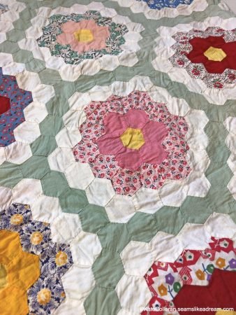 Seams Like a Dream Quilt Designs, a top US quilting blog and shop shares A Quilter's Alphabet- E is for English Paper Piecing, Equilateral Triangle and Estimated Fabric