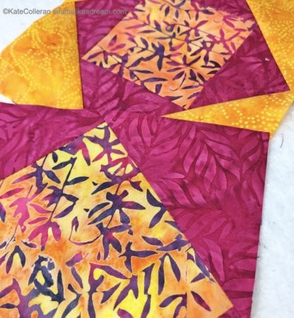 Exploring Quilting Basics: How to do the Square in a Square Technique featured by top US quilting blog and shop Seams Like a Dream Quilt Designs shares 3 ways to make the unit!