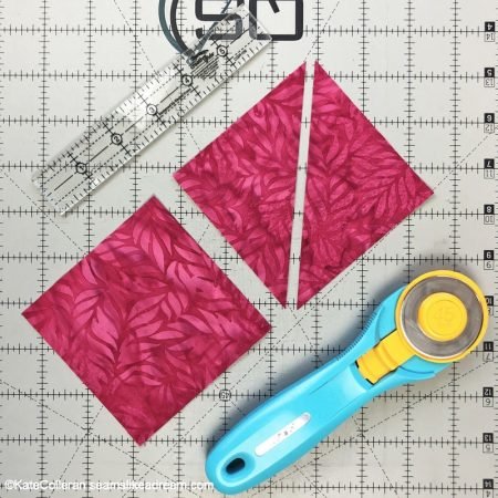 Exploring Quilting Basics: cutting triangles, featured by top US quilting blog and shop Seams Like a Dream Quilt Designs shares 3 ways to make the unit!