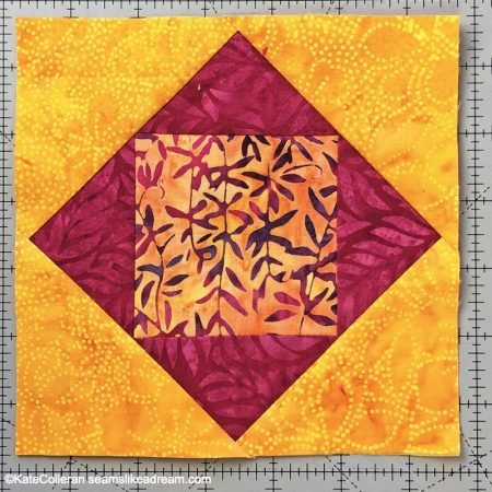 Exploring Quilting Basics: How to do the Square in a Square Technique featured by top US quilting blog and shop Seams Like a Dream Quilt Designs shares 3 ways to make the unit!