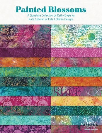 Top US quilting blog and shop, Seams Like a Dream Quilt Designs, shares a new batik fabric line Painted Blossoms!