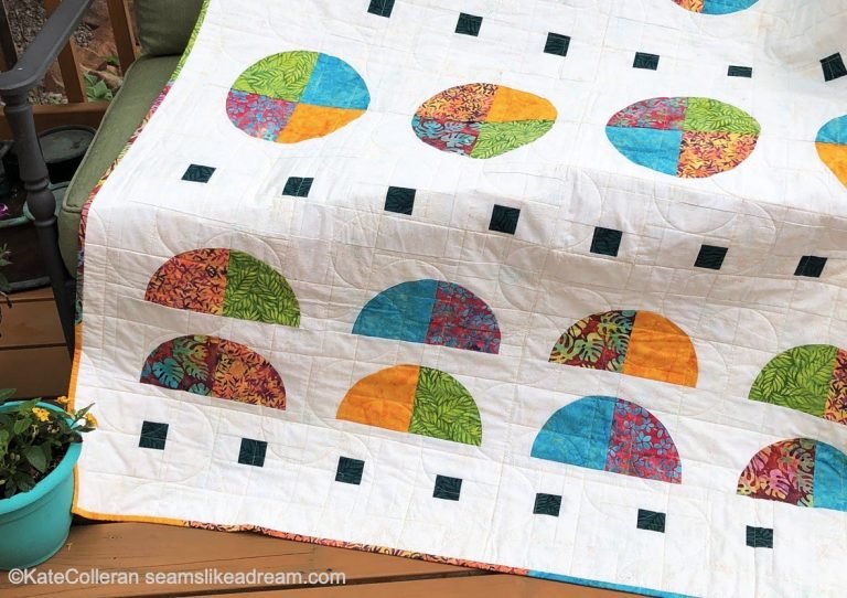 New Quilt Pattern: Tropical Moon