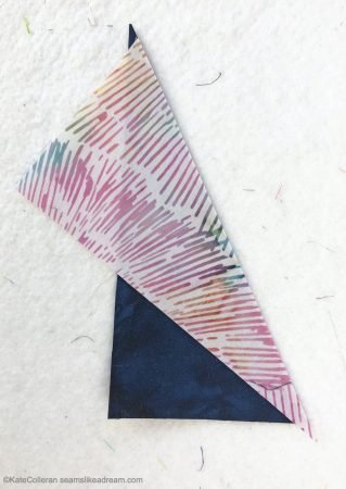 Exploring Quilting Basics featured by top US quilting blog and shop Seams Like a Dream Quilt Designs, shows how to make half rectangle triangle blocks!