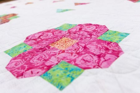 Top US quilting blog and shop, Seams Like a Dream Quilt Designs, shares a new quilts using Painted Blossoms!