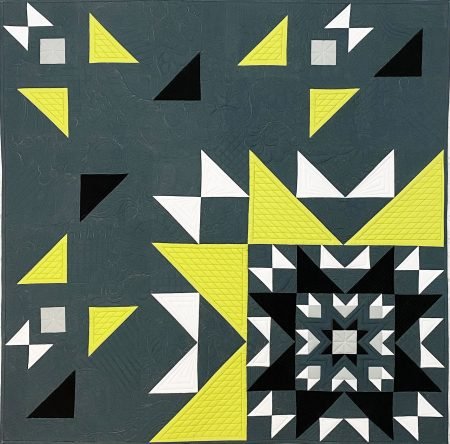 Top US quilting blog and shop, Seams Like a Dream Quilt Designs, shares the Dusk version of a new star quilt pattern Novalie! 