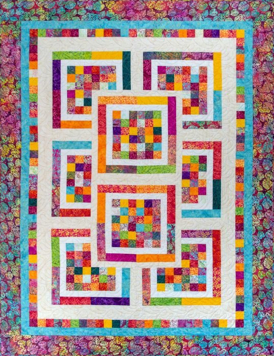 Exploring Quilting Basics: Log Cabin Quilt Block - Kate Colleran Designs