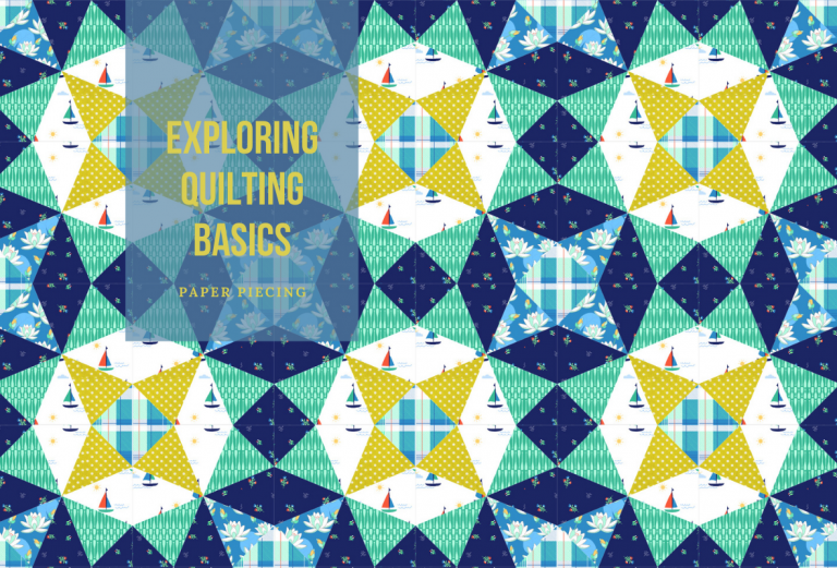 Exploring Quilting Basics : Paper Piecing Quilt Blocks