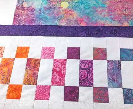 Top US quilting blog and shop, Seams Like a Dream Quilt Designs, shares tips to finish the quilt in the 2021 Lighthouse Steps Quilt Along!
