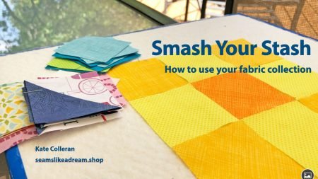 Top US quilting blog and shop, Seams Like a Dream Quilt Designs, shares about quilt stashes and more! Click here!