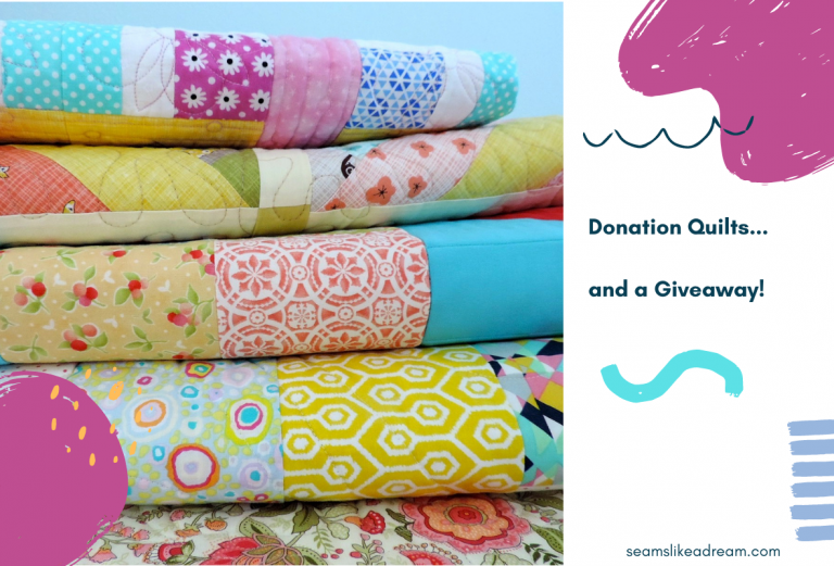 Donation Quilts and a Giveaway