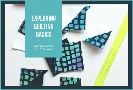 Exploring Quilting Basics: the Ocean Waves quilt block