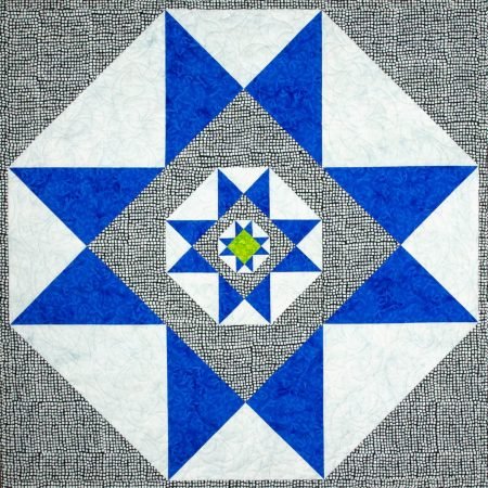 Top US quilting blog and shop, Kate Colleran Designs, shares about her Ohio Star quilt block and how she reimagined it!
