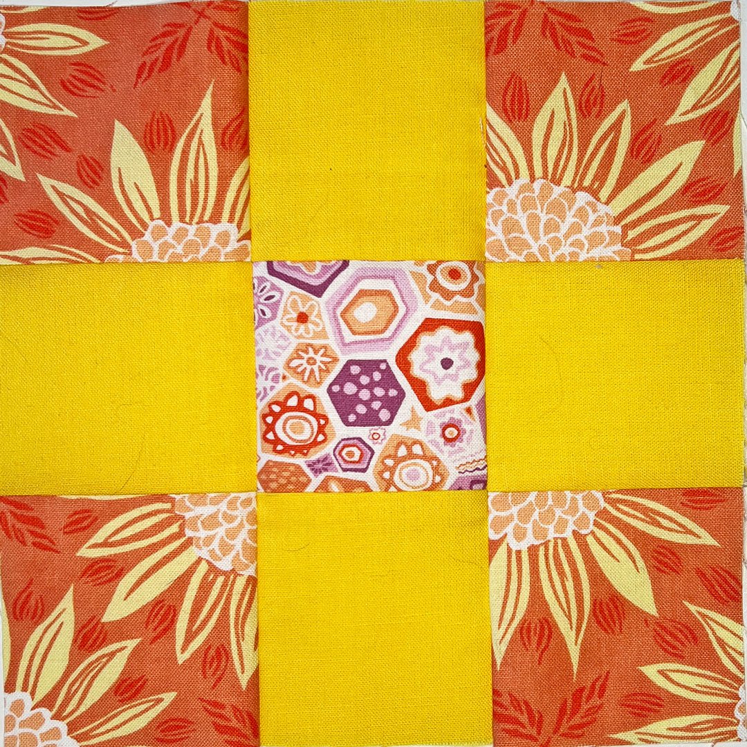 Exploring quilting basics the 7 grid quilt block Kate Colleran Designs