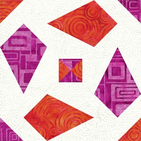 Top US quilting blog and shop, Kate Colleran Designs, shares about remixing and redesigning a quilt block.