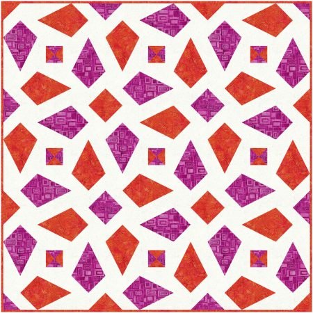 Top US quilting blog and shop, Kate Colleran Designs, shares about her May block challenge remix- the Arkansas Snowflake quilt block!