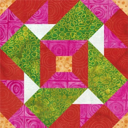 Top US quilting blog and shop, Kate Colleran Designs, shares about remixing and redesigning a quilt block.