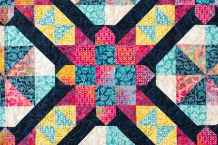 Top US quilting blog and shop, Kate Colleran Designs, shares about the Savannah Blog Hop and her new quilt pattern Rosette!