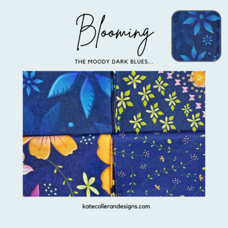 Top US quilting blog and shop, Kate Colleran Designs, shares about Blooming, her first digital fabric line!