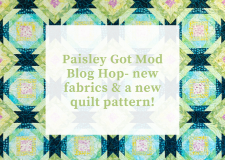 Paisley Got Mod – new fabric, new patterns and a giveaway!