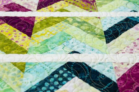 Top US quilting blog and shop, Kate Colleran Designs, shares about her new batik fabric line, Paisley Got Mod.