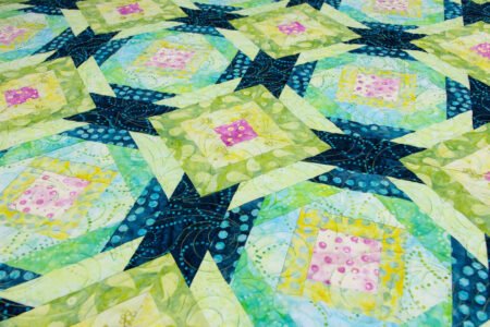 Top US quilting blog and shop, Kate Colleran Designs, shares about her new batik fabric line, Paisley Got Mod.