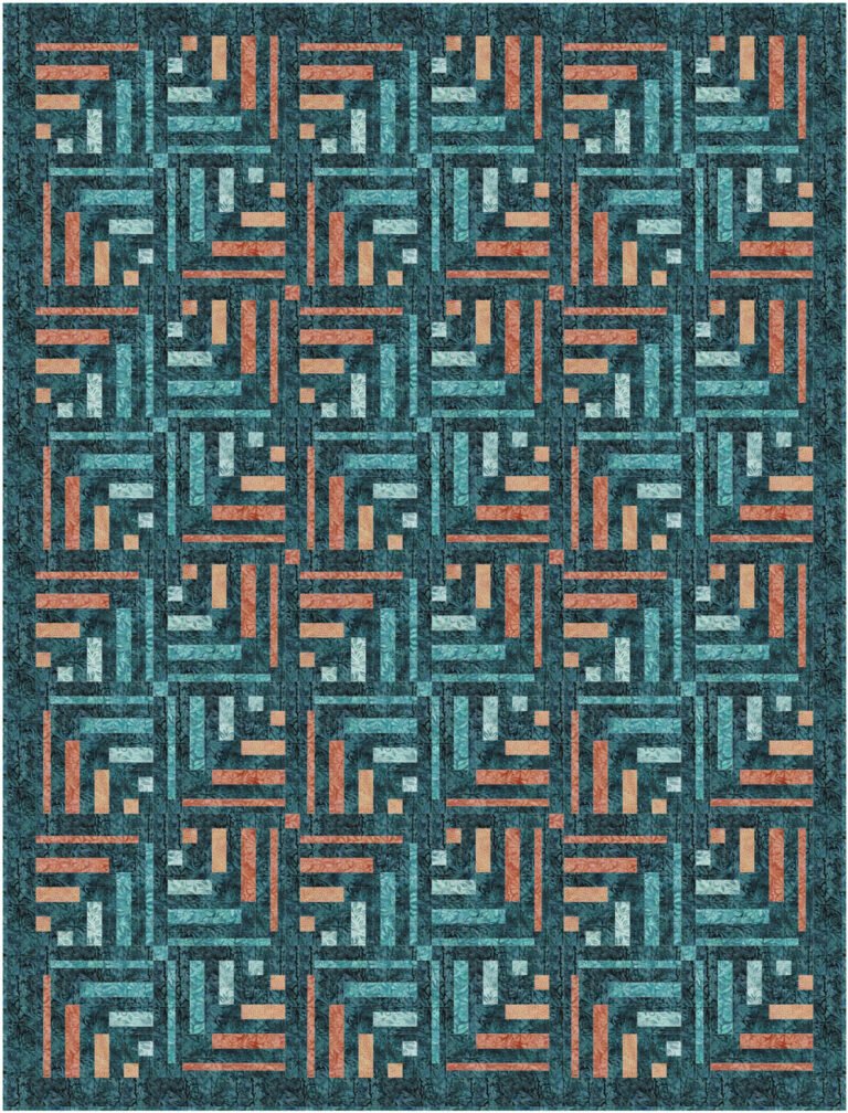 New batik fabric line: Morris Tiles!