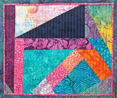 Top US quilting blog and shop, Kate Colleran Designs, shares about her start to the new year making improv blocks.