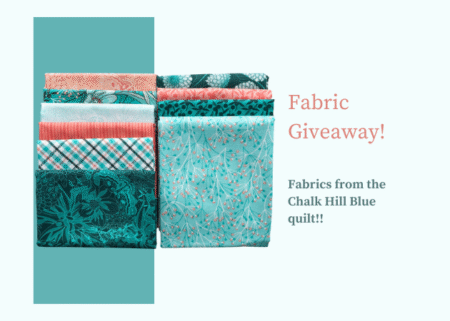 Chalk Hill Blue Fabric Giveaway!