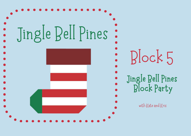 Jingle Bell Pines Block Party Block 5 Jingle Socks