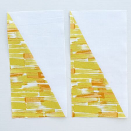 Top US quilting blog and shop, Kate Colleran Designs, shares tips on making Gemstone quilt and Half Rectangle Triangle units.