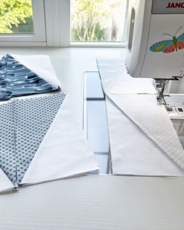 Top US quilting blog and shop, Kate Colleran Designs, shares tips on making Gemstone quilt and Half Rectangle Triangle units.