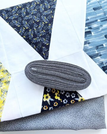 Top US quilting blog and shop, Kate Colleran Designs, shares tips on making Gemstone quilt and Half Rectangle Triangle units.